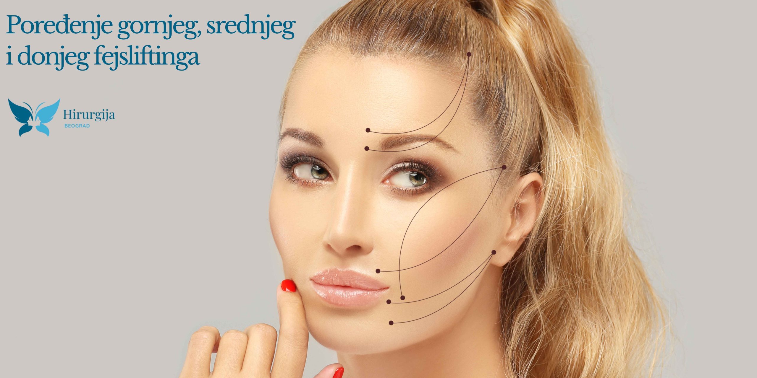 Poredjenje gornjeg, srednjeg i donjeg fejsliftinga